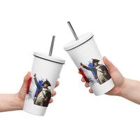 tsgabrielle® • Paris - Napoleon Bonaparte • Tumbler • Stainless Steel • White • 20 oz •