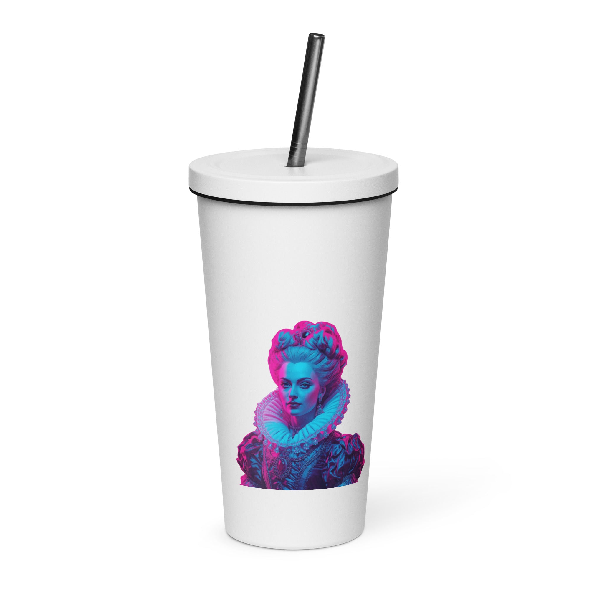 tsgabrielle® • Paris - Marie Antoinette • Tumbler • Stainless Steel • White • 20 oz •