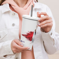 tsgabrielle® • Paris - Napoleon Bonaparte • Tumbler • Stainless Steel • White • 20 oz •