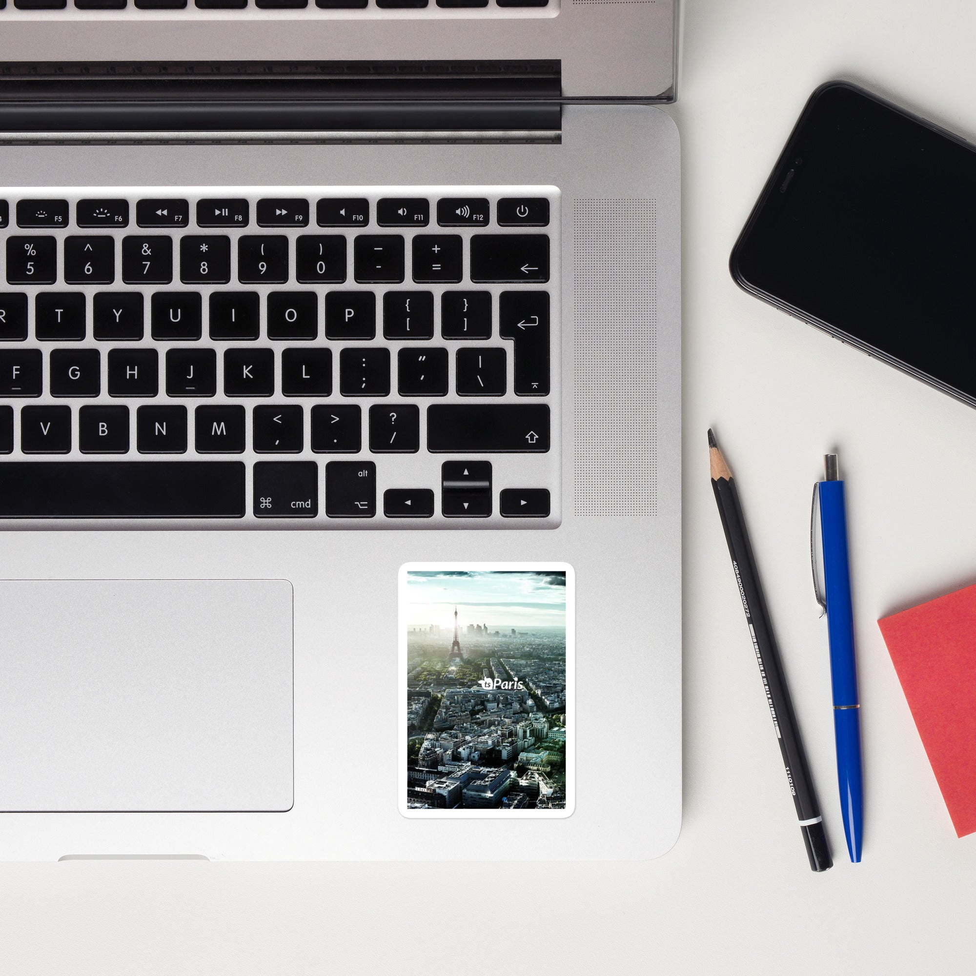 tsgabrielle® • Paris – Panoramablick • Blasenfreier Aufkleber • 3 Größen