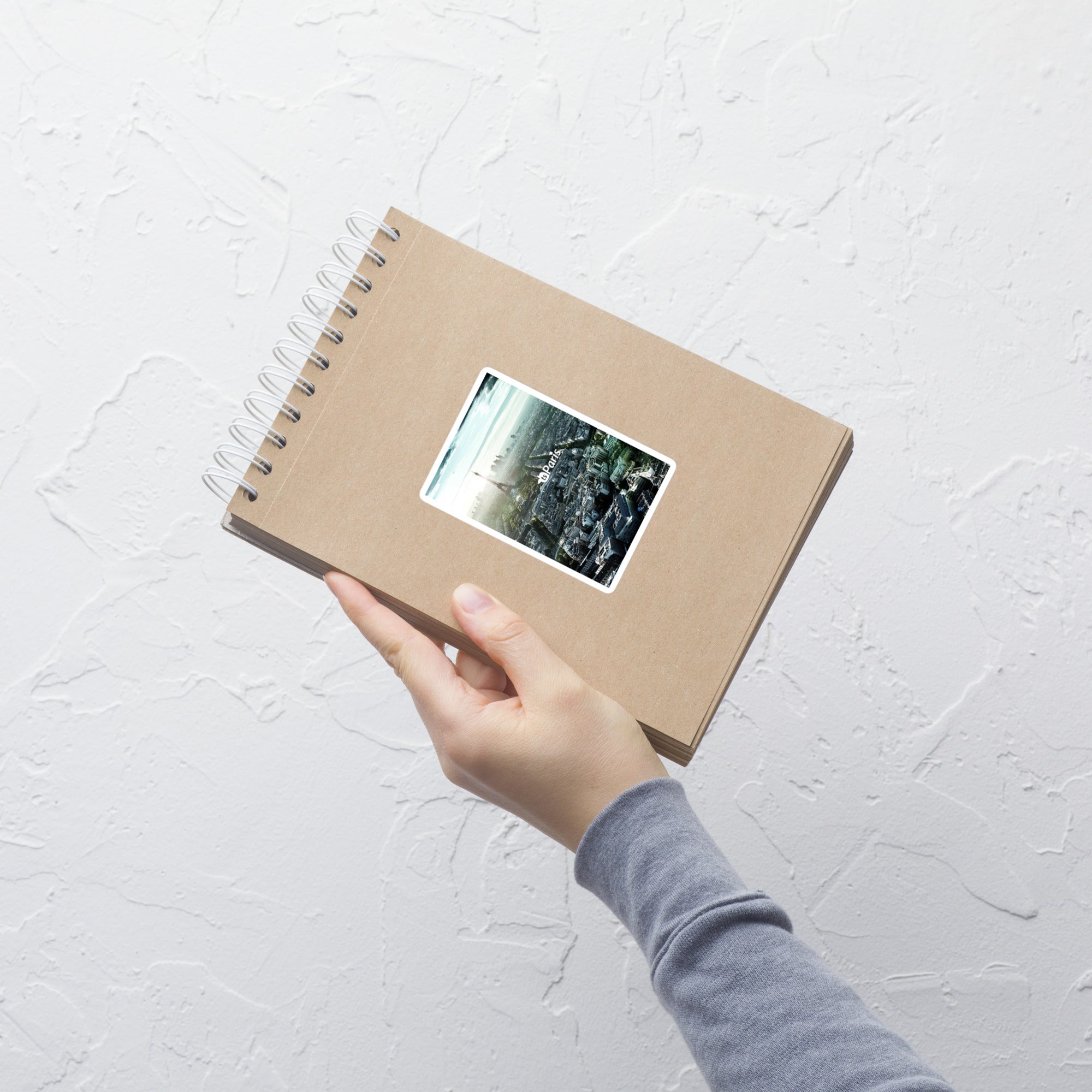 tsgabrielle® • Paris – Panoramablick • Blasenfreier Aufkleber • 3 Größen