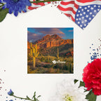 tsgabrielle® • Arizona - Tucson Mountain Range • Blasenfreier Aufkleber • 3 Größen