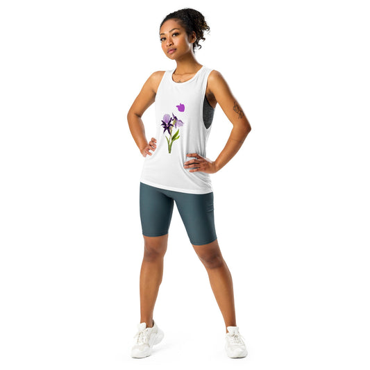 tsgabrielle™ • tsgabrielle™ • Trans / Women's Muscle Tank - Flower • Apparel & Accessories • Trans / Women's Muscle Tank - Flower • TSG3 - PP05 - 2400109A •