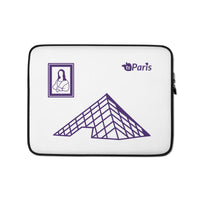 tsgabrielle® • Paris - La Pyramide du Louvre • Housse pour ordinateur portable • 2 tailles - 13" et 15"