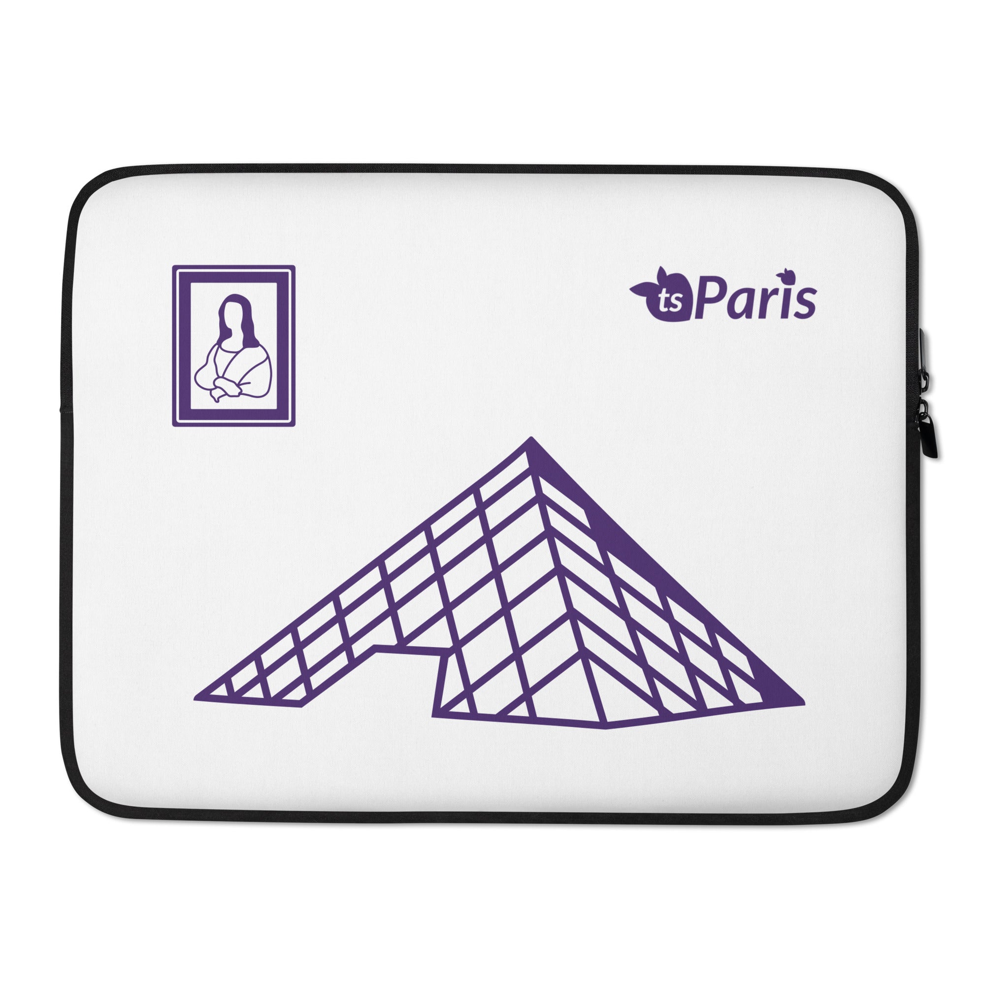 tsgabrielle® • Paris - La Pyramide du Louvre • Housse pour ordinateur portable • 2 tailles - 13" et 15"