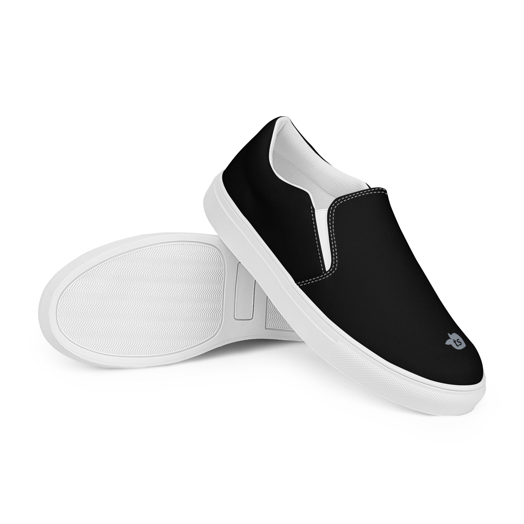 tsgabrielle® • For Him 👔 • Slip-On Canvas Shoes • Black •