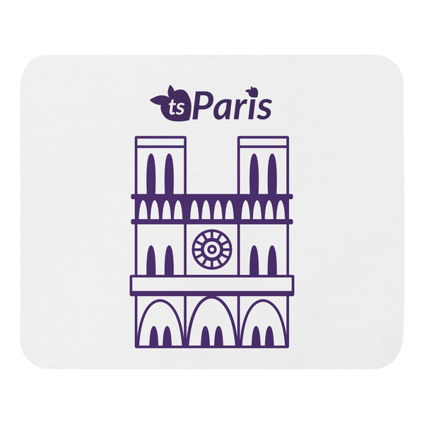 tsgabrielle® • Paris - Notre-Dame Cathedral • Mouse Pad • White • White Rectangular City