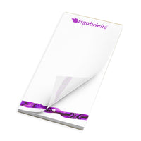 tsgabrielle® • Notepad • White • 3 Sizes • 4.25″×9″ Magnetic White Plain white