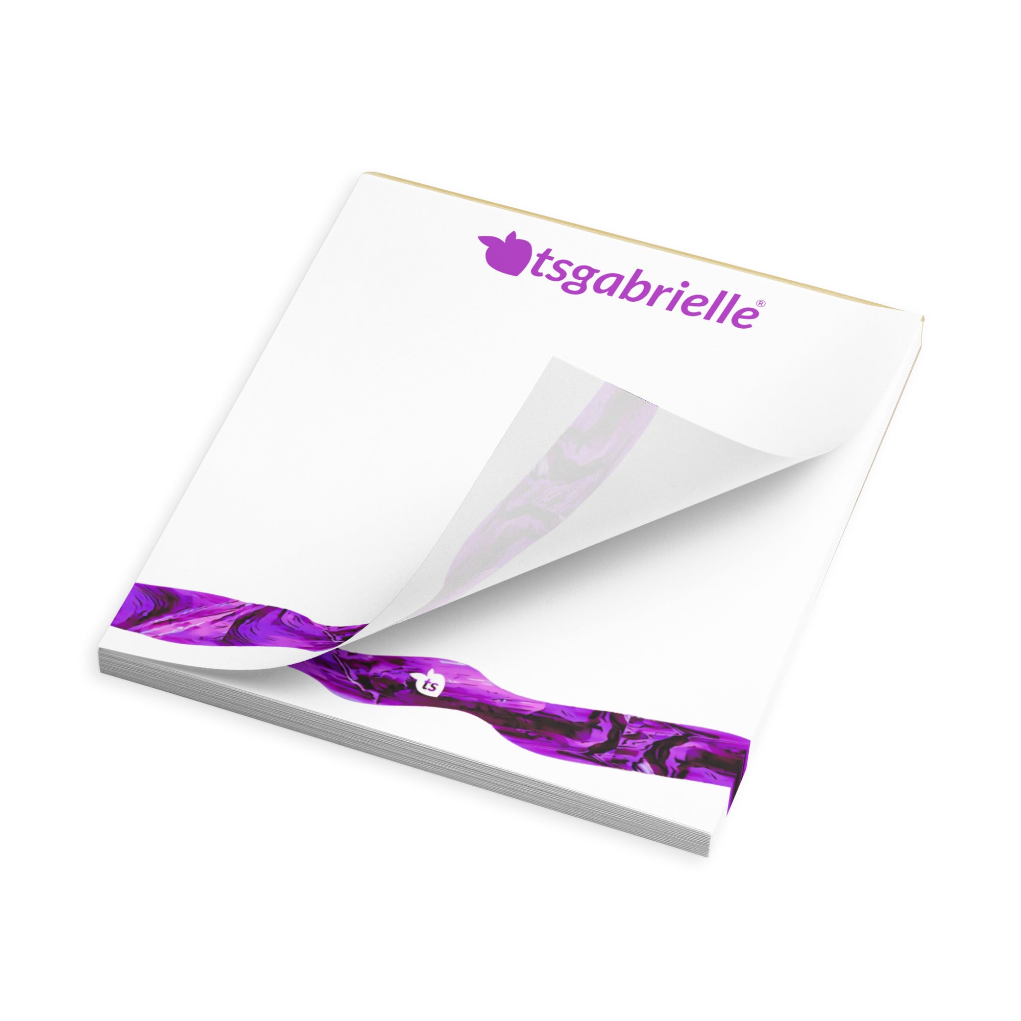 tsgabrielle® • Notepad • White • 3 Sizes • 5.5″×6″ White Plain white
