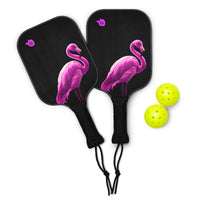 tsgabrielle® • Flamant 🦩 Rose • Pickleball Paddle Set •