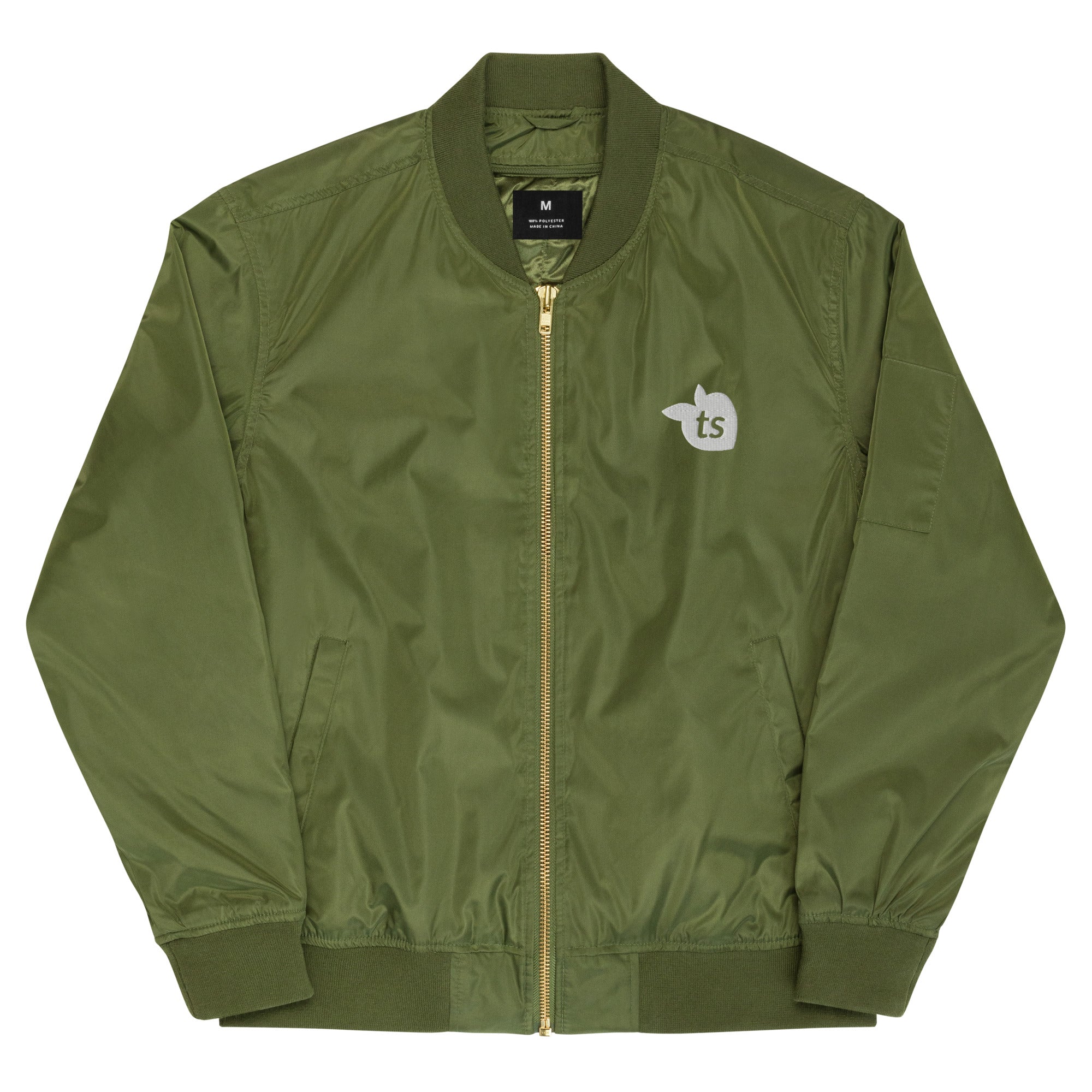 tsgabrielle® • Homme • Blouson aviateur haut de gamme • Armée