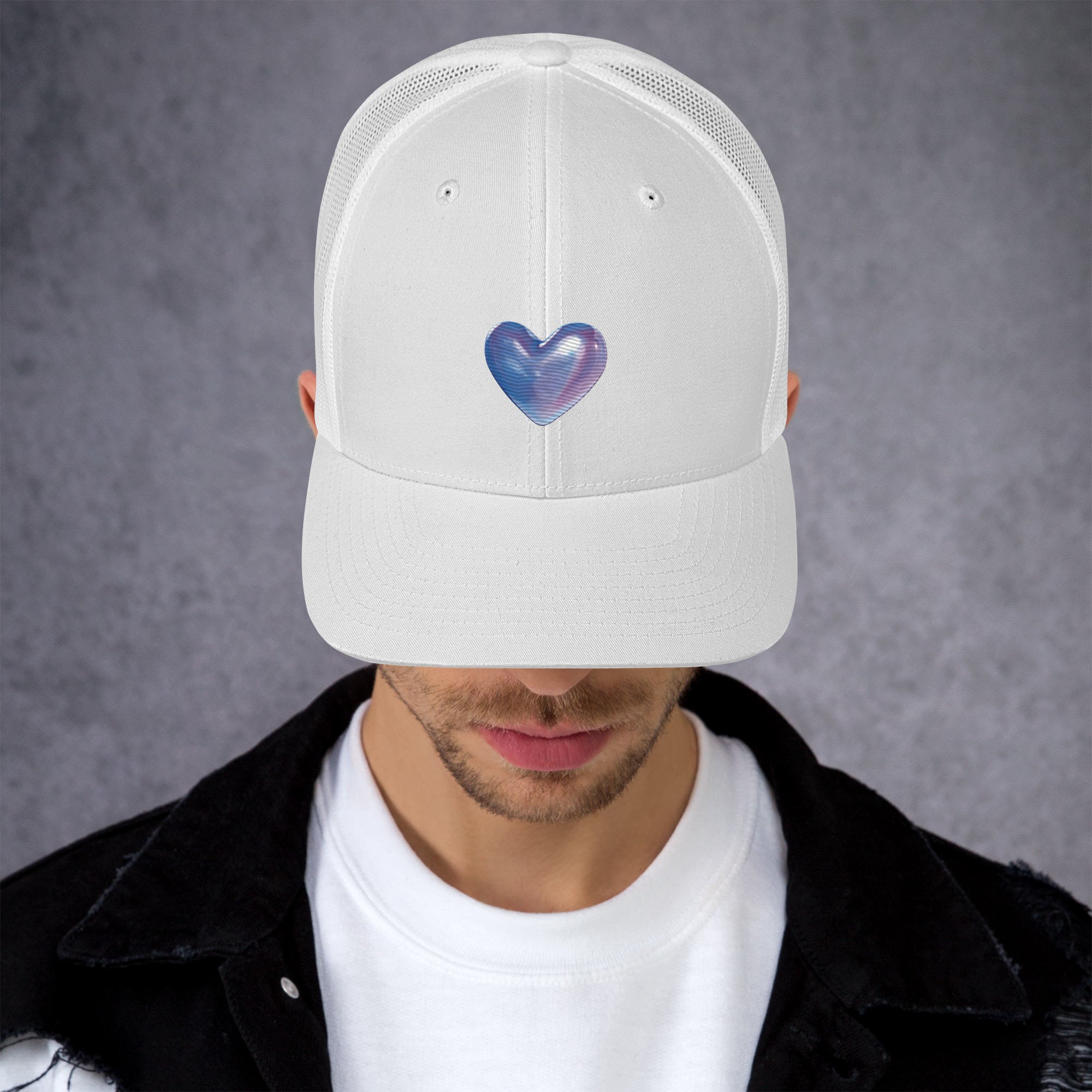 tsgabrielle® • TransLove • Casquette Trucker • Blanche 