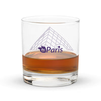 tsgabrielle® • Paris - La Pyramide du Louvre • Verre à whisky • 311 ml