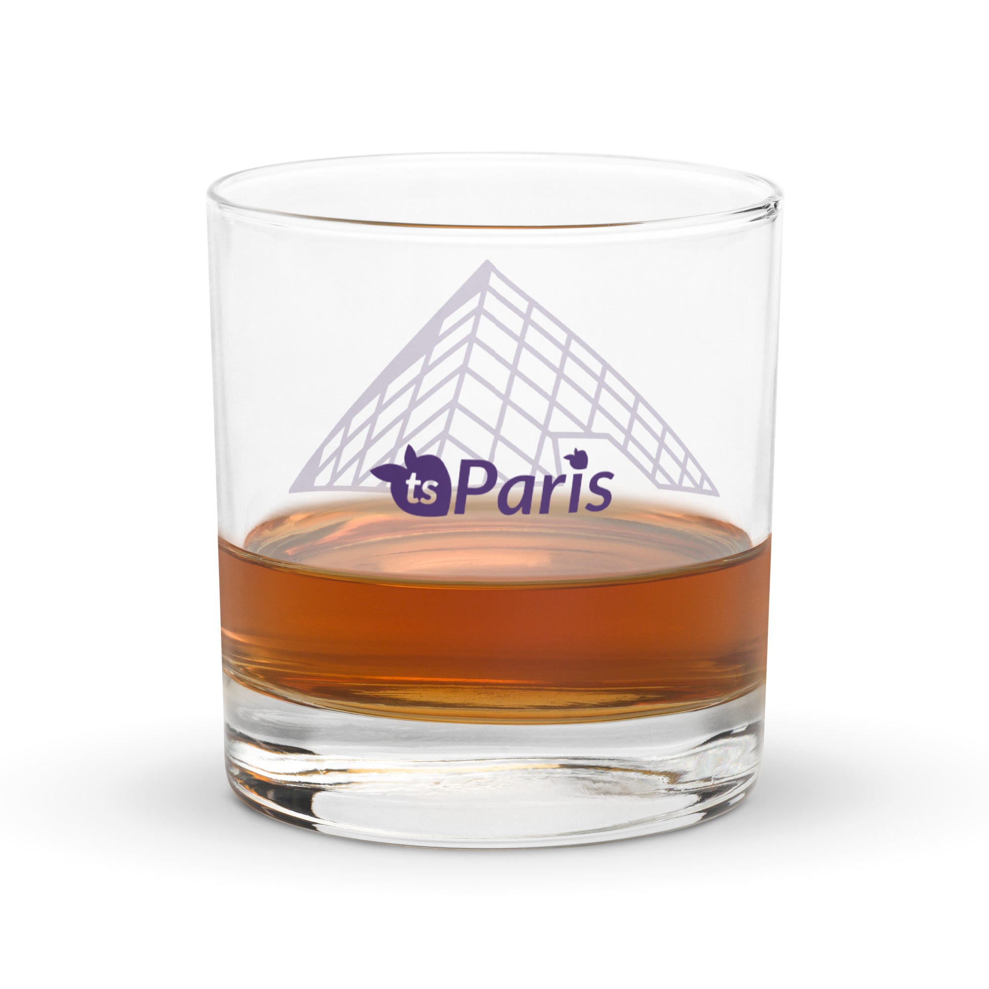 tsgabrielle® • Paris - La Pyramide du Louvre • Verre à whisky • 311 ml