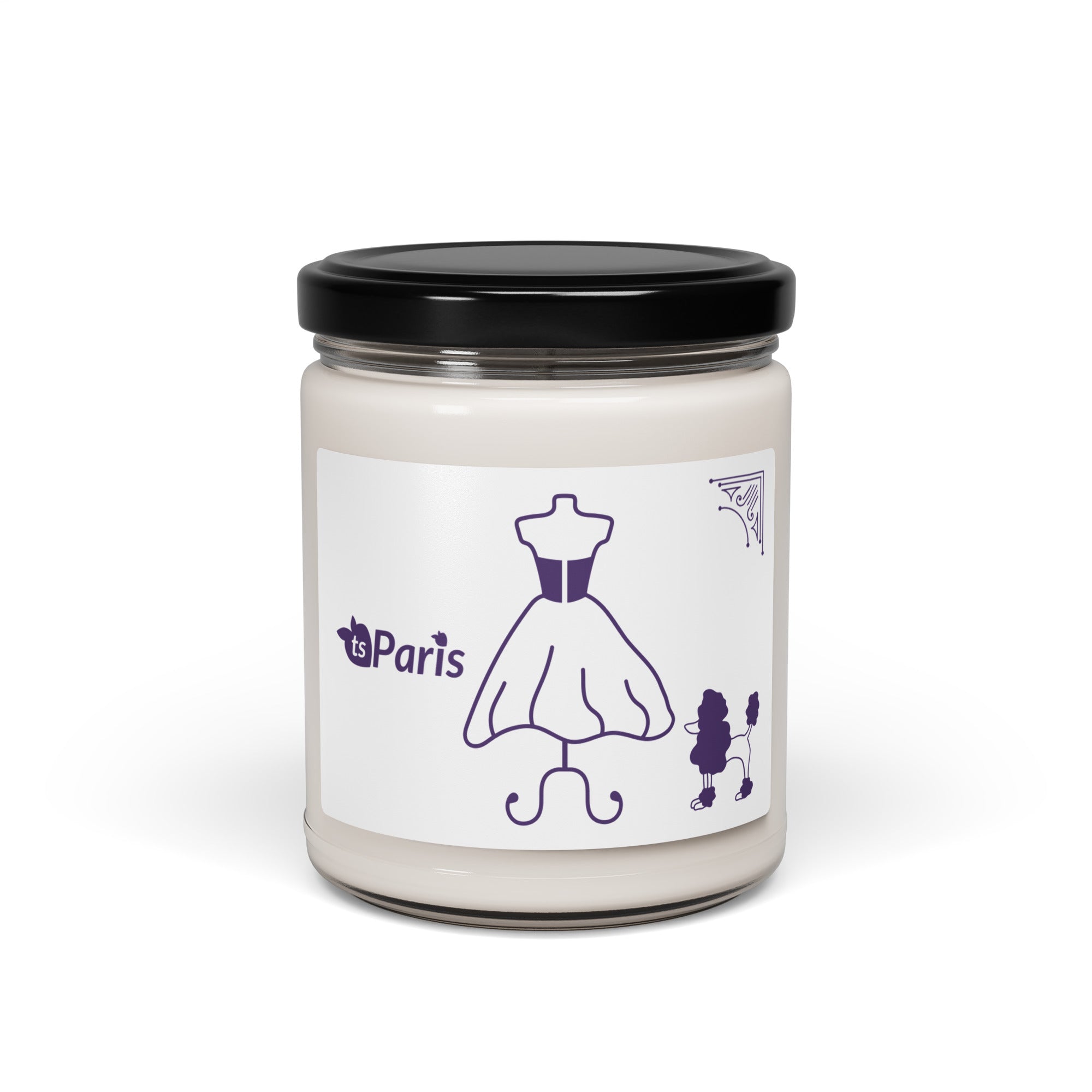 tsgabrielle® • Paris - Fashion Week • Scented Soy Candle • christmas-warmth clear container