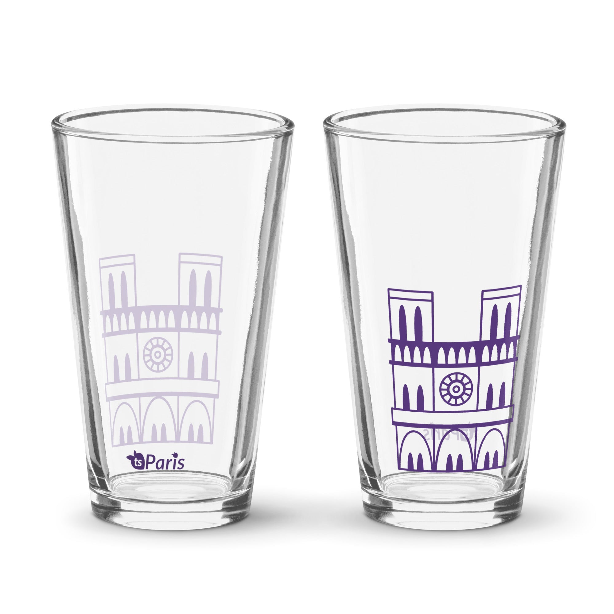 tsgabrielle® • Paris - Cathédrale Notre-Dame • Verre à Pinte Shaker • 473 ml