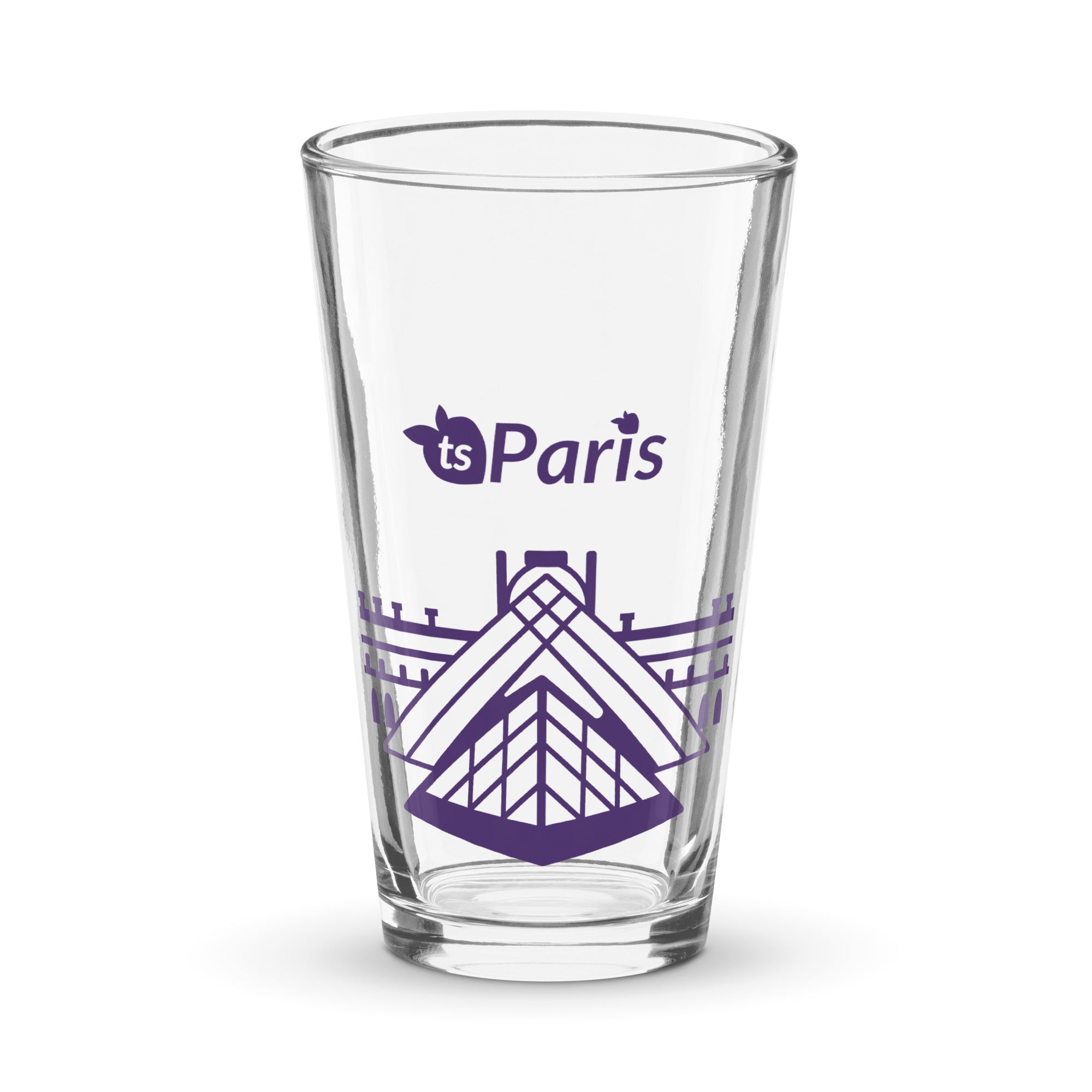 tsgabrielle® • Paris – Die Louvre-Pyramide • Shaker-Pintglas • 473 ml