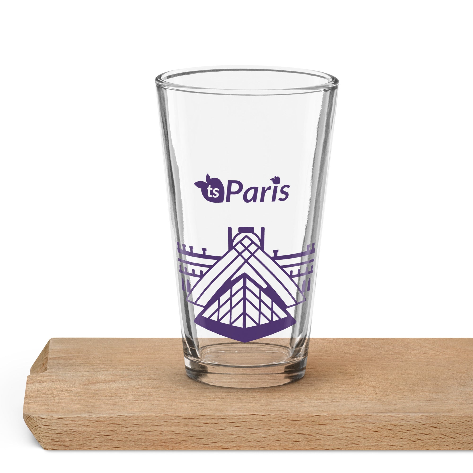 tsgabrielle® • Paris – Die Louvre-Pyramide • Shaker-Pintglas • 473 ml