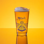 tsgabrielle® • Paris – Die Louvre-Pyramide • Shaker-Pintglas • 473 ml