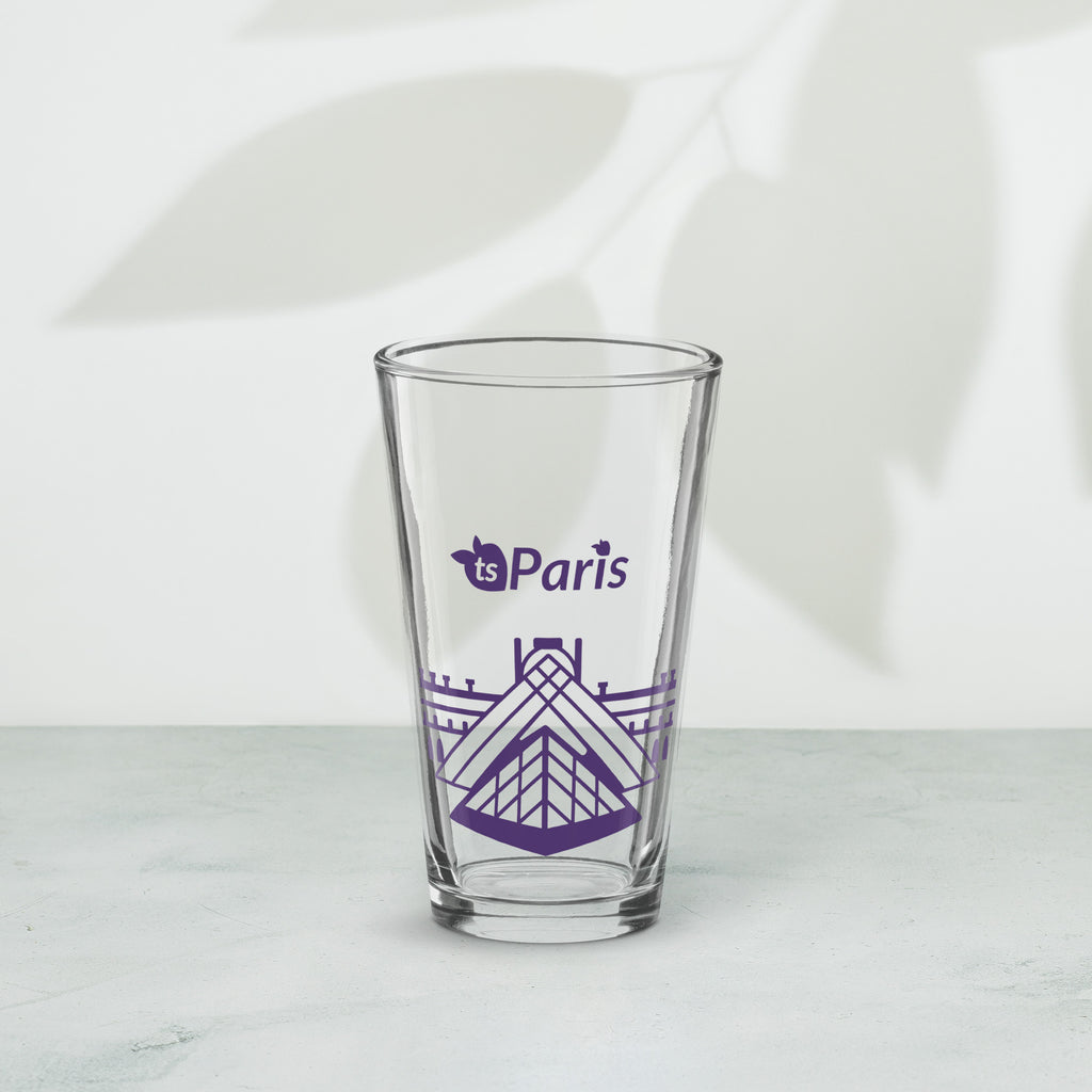 tsgabrielle® • Paris – Die Louvre-Pyramide • Shaker-Pintglas • 473 ml