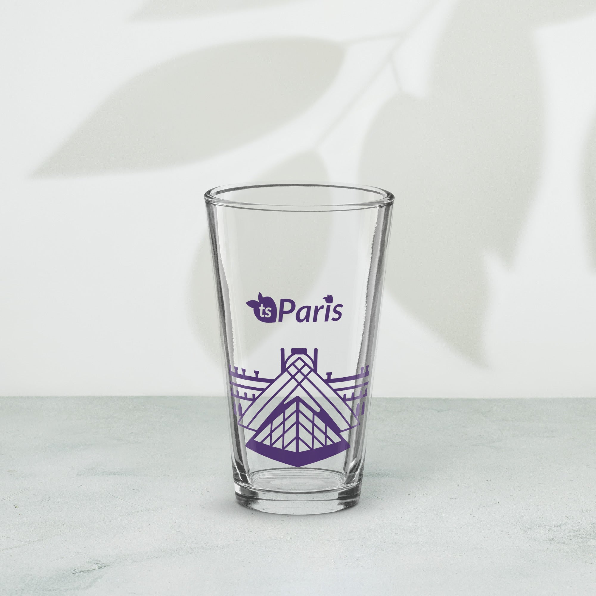 tsgabrielle® • Paris – Die Louvre-Pyramide • Shaker-Pintglas • 473 ml