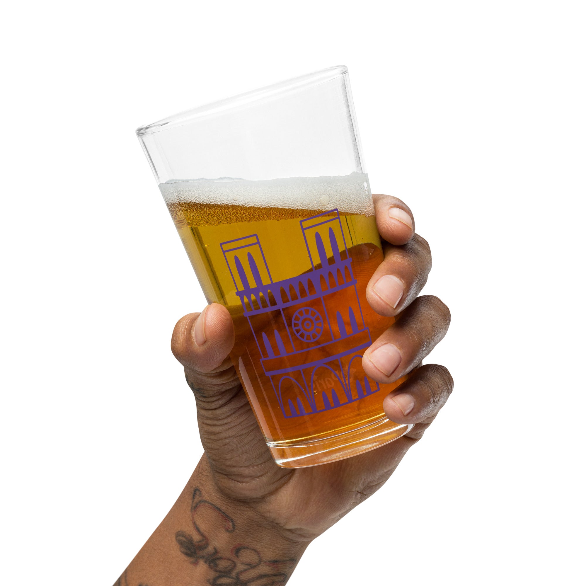 tsgabrielle® • Paris - Kathedrale Notre-Dame • Shaker-Pintglas • 473 ml