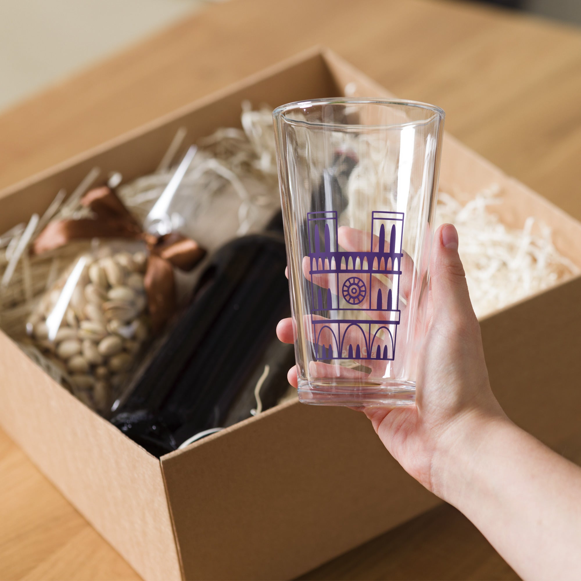 tsgabrielle® • Paris - Kathedrale Notre-Dame • Shaker-Pintglas • 473 ml
