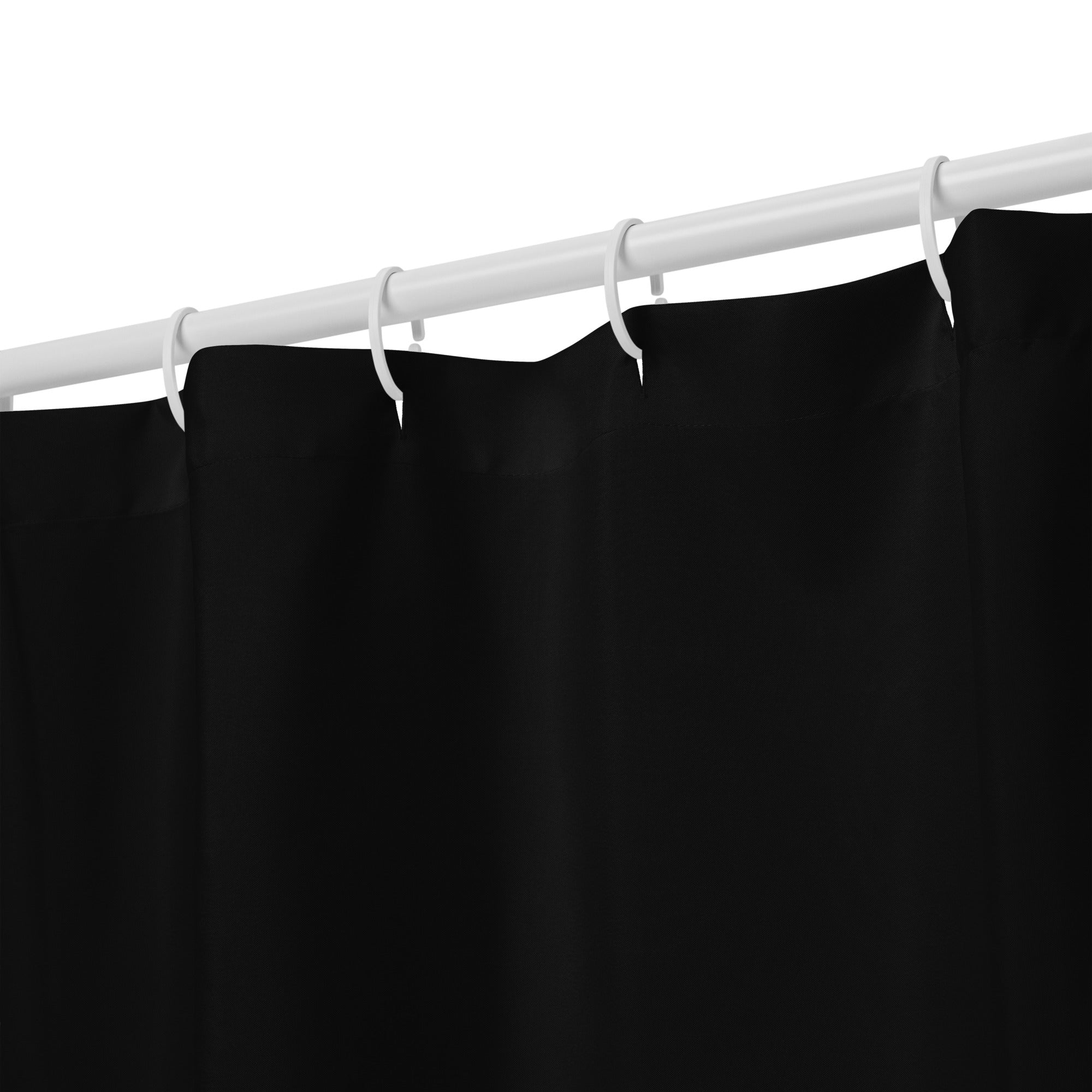 385 - tsgabrielle® • Flamant Rose • Duschvorhang • Schwarz • 180 x 188 cm