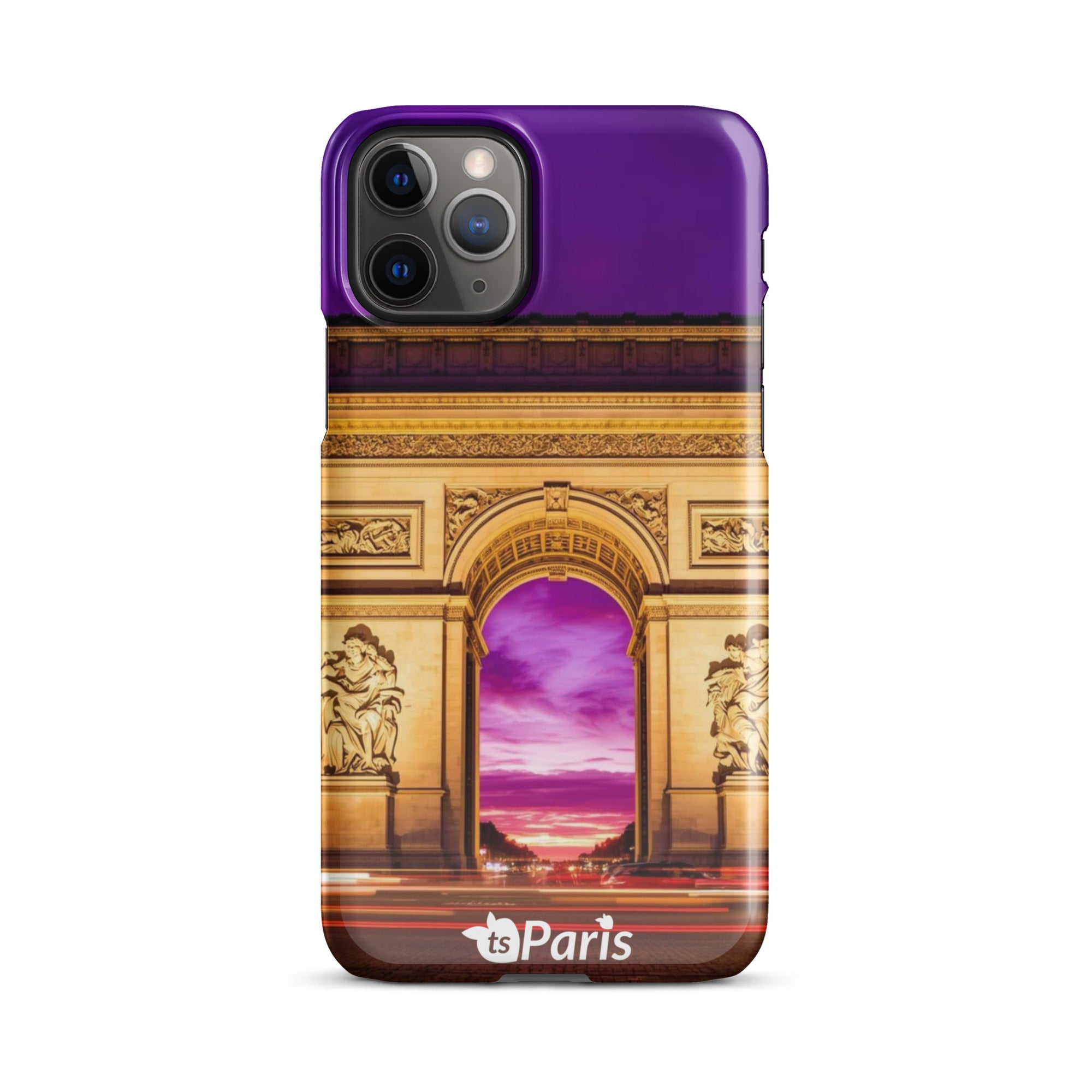 tsgabrielle® • Paris - Arc de Triomphe • Snap Case Compatible with iPhone® • Latest Models • iPhone 11 Pro Back cover Both sides
