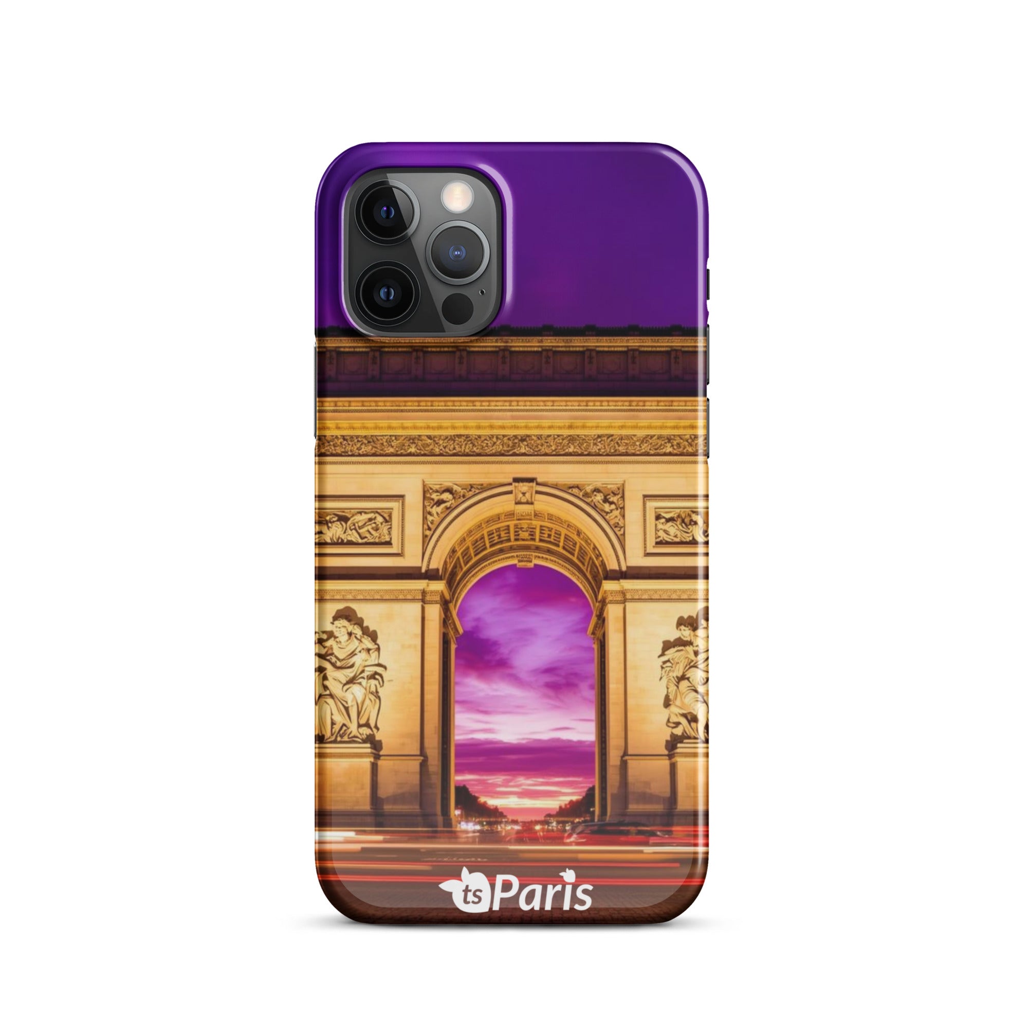 tsgabrielle® • Paris - Arc de Triomphe • Snap Case Compatible with iPhone® • Latest Models • iPhone 12 Pro Back cover Both sides