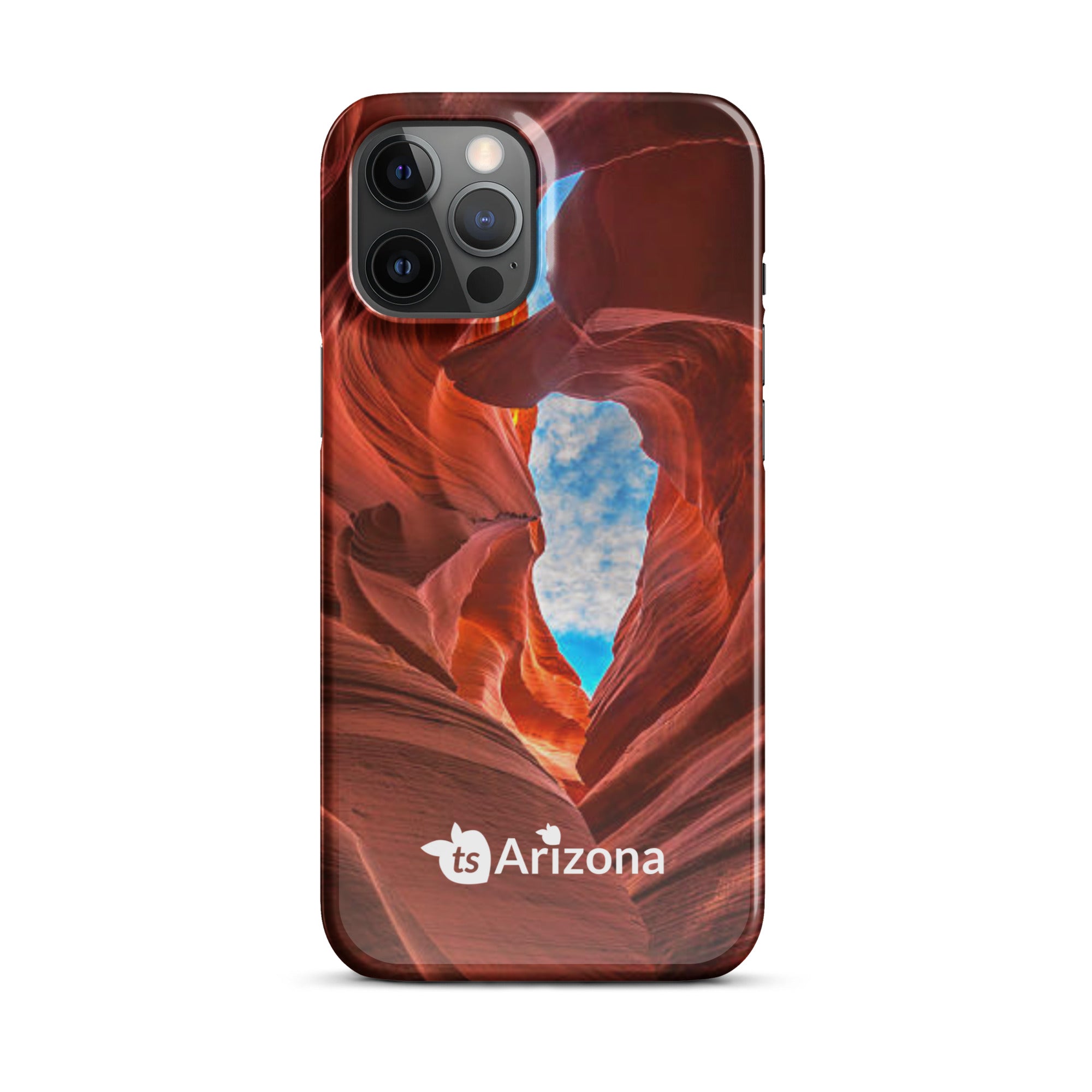 tsgabrielle® • Arizona - Lower Antelope Canyon • Snap Case Compatible with iPhone® • Latest Models • iPhone 12 Pro Max Back cover Both sides