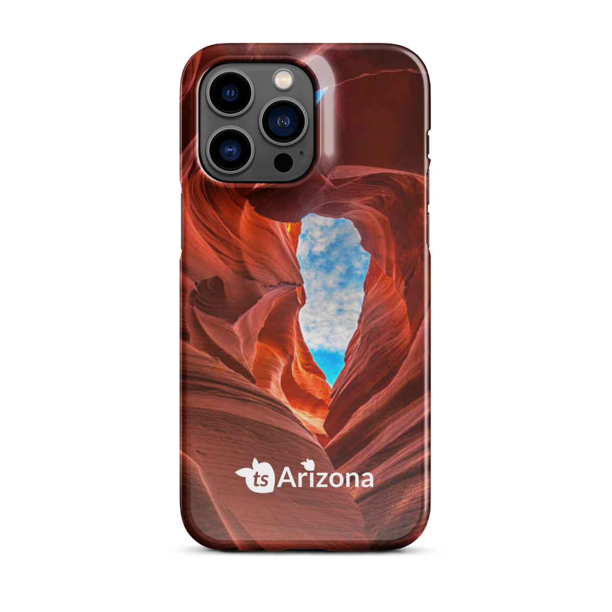 tsgabrielle® • Arizona - Lower Antelope Canyon • Snap Case Compatible with iPhone® • Latest Models • iPhone 14 Pro Max Back cover Both sides