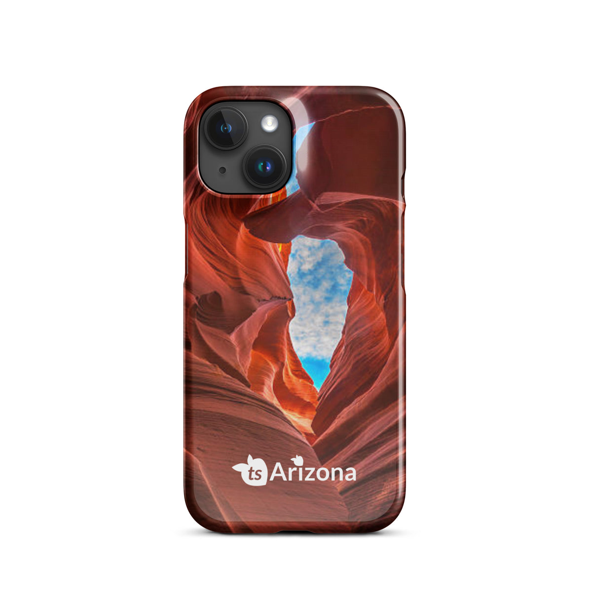 tsgabrielle® • Arizona - Lower Antelope Canyon • Snap Case Compatible with iPhone® • Latest Models • iPhone 15 Back cover Both sides