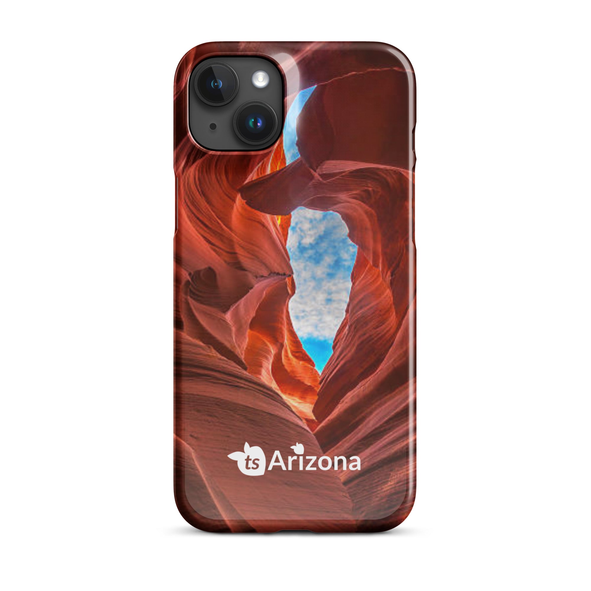 tsgabrielle® • Arizona - Lower Antelope Canyon • Snap Case Compatible with iPhone® • Latest Models • iPhone 15 Plus Back cover Both sides