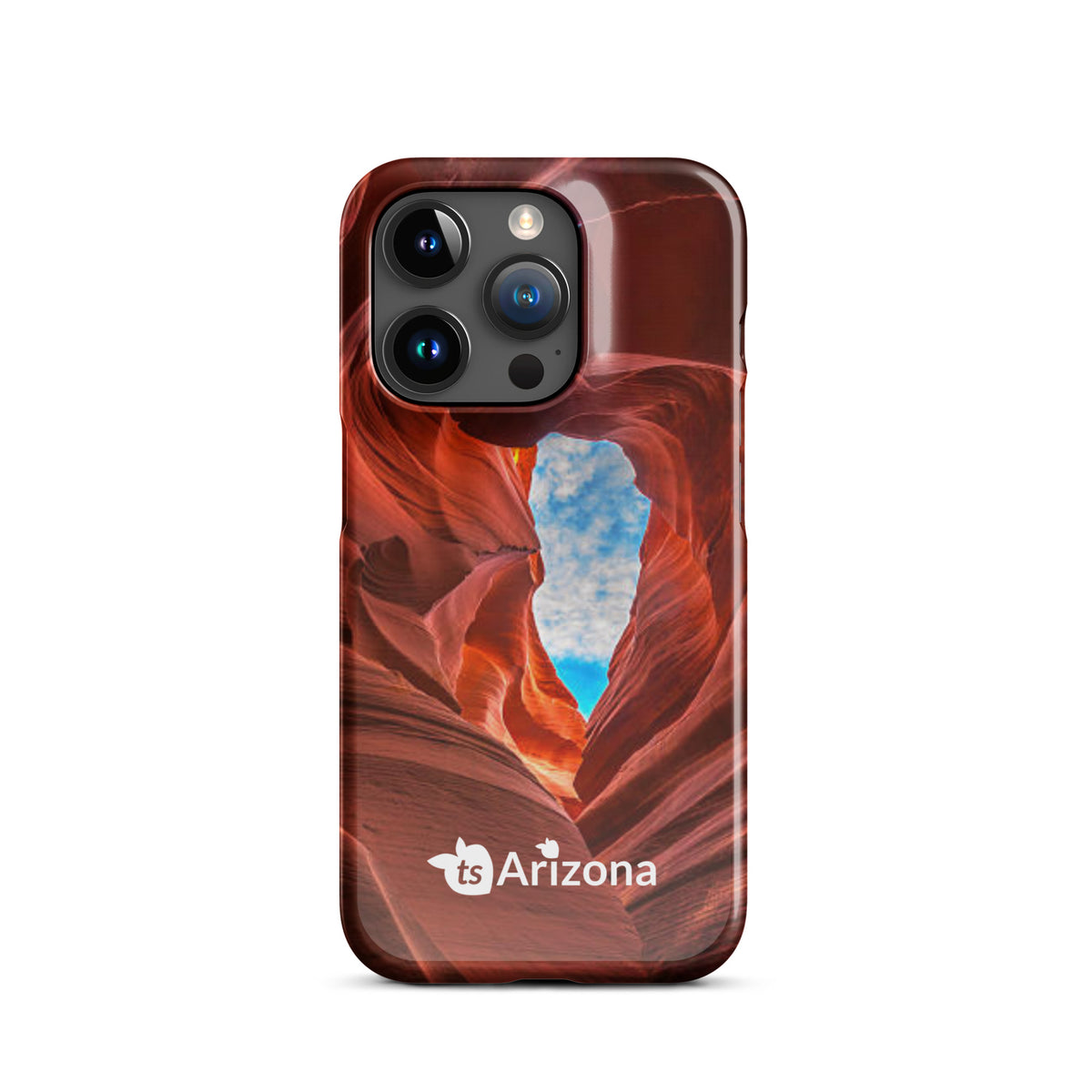 tsgabrielle® • Arizona - Lower Antelope Canyon • Snap Case Compatible with iPhone® • Latest Models • iPhone 15 Pro Back cover Both sides