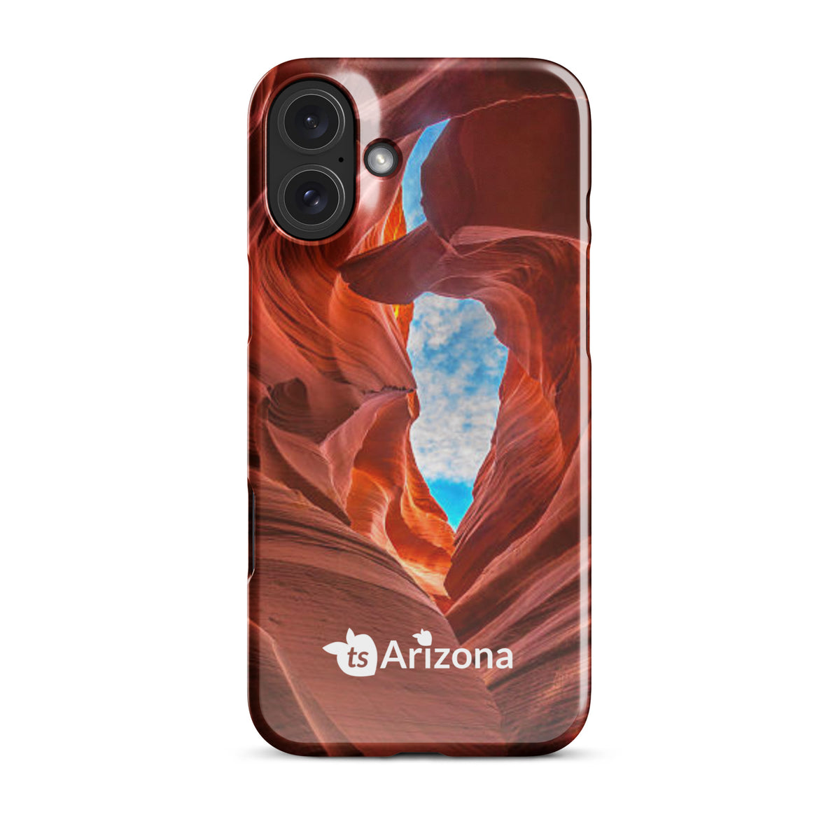 tsgabrielle® • Arizona - Lower Antelope Canyon • Snap Case Compatible with iPhone® • Latest Models • iPhone 16 Plus Back cover Both sides