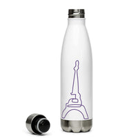 tsgabrielle® • Paris - La Tour Eiffel • Water Bottle • White • Stainless Steel • 17 oz •