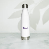 tsgabrielle® • Paris - La Tour Eiffel • Water Bottle • White • Stainless Steel • 17 oz •