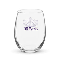 tsgabrielle® • Paris – Die Louvre-Pyramide • Stielloses Weinglas • 443 ml