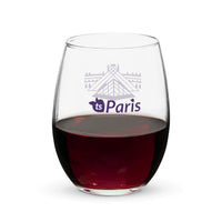 tsgabrielle® • Paris – Die Louvre-Pyramide • Stielloses Weinglas • 443 ml