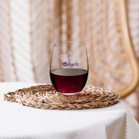 tsgabrielle® • Paris – The Louvre Pyramid • Stemless Wine Glass • 15 oz •