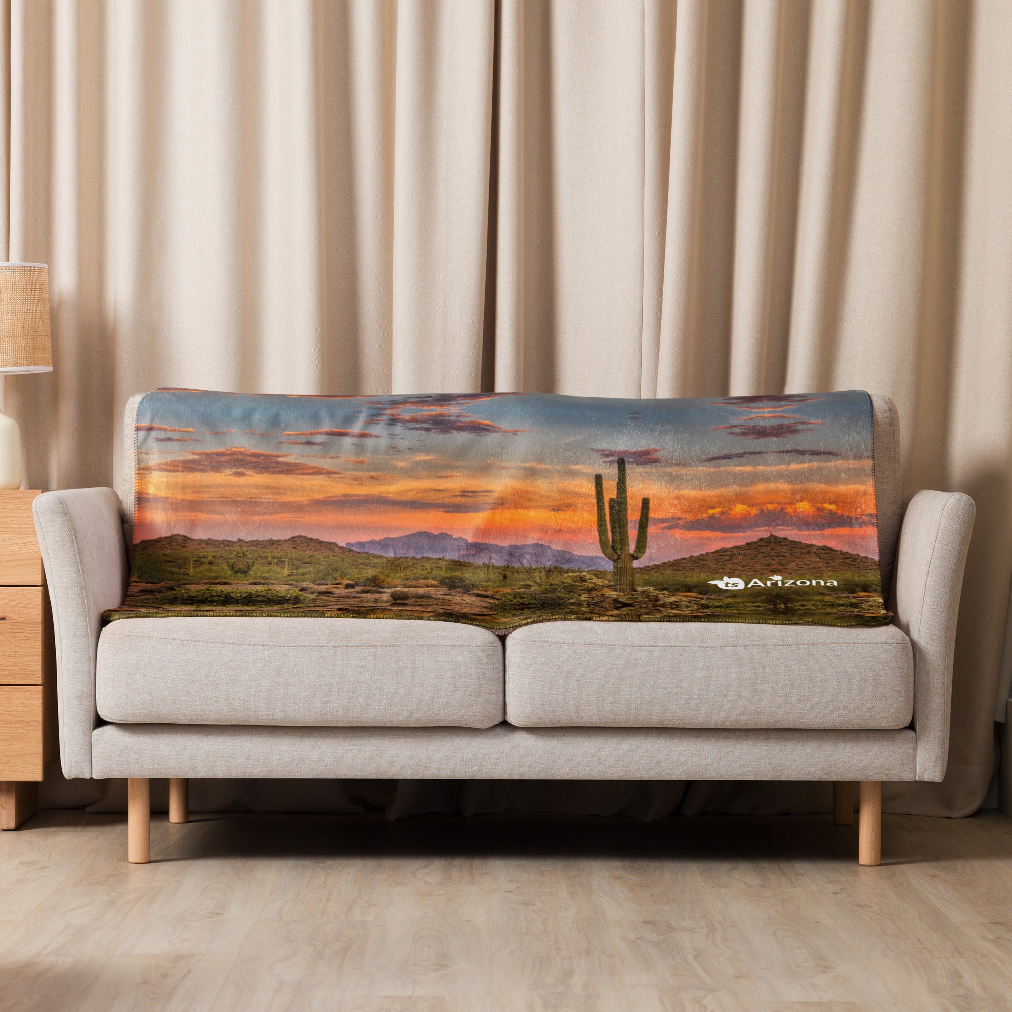 tsgabrielle® • Arizona 🌵 - Cactus • Sherpa Blanket • 37″ × 57″ •