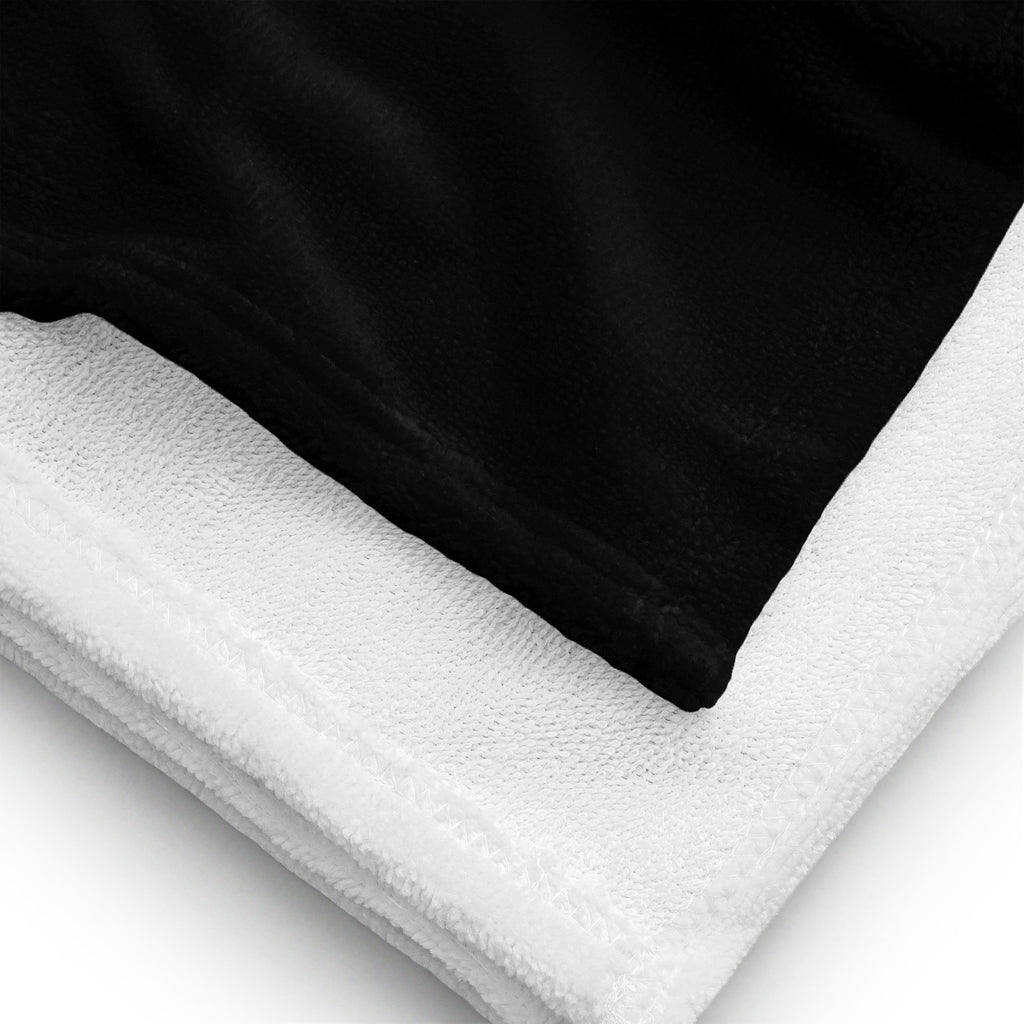 402 - tsgabrielle® • Pride 25 - Love • Handtuch •Schwarz • 76 x 152 cm