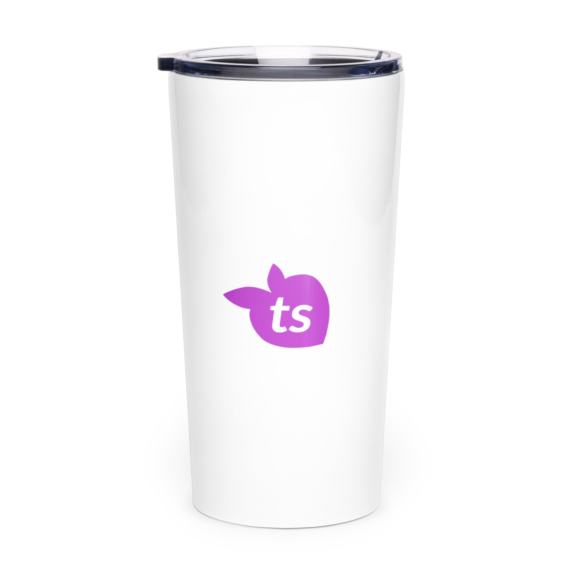 tsgabrielle® • Tapered Tumbler • White • Stainless Steel • 20 oz • White Stainless steel