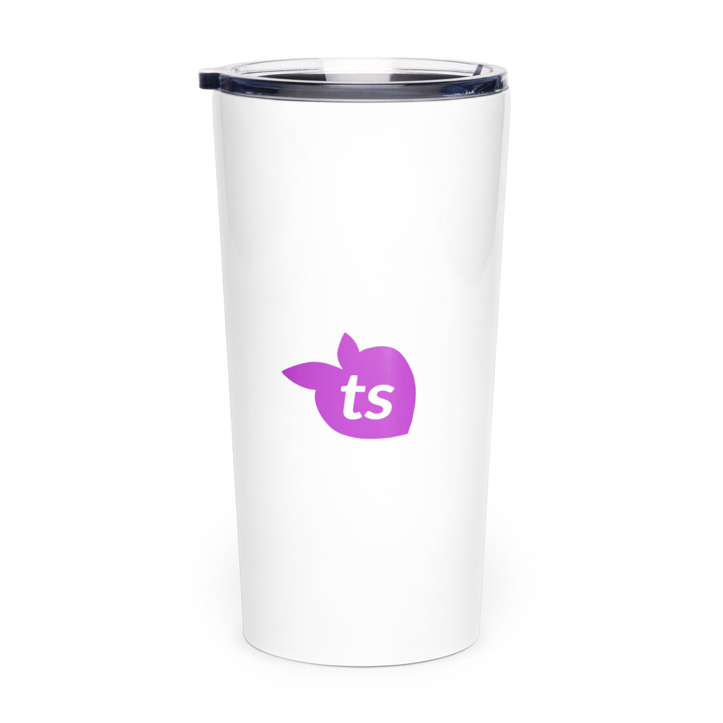 tsgabrielle® • Tapered Tumbler • White • Stainless Steel