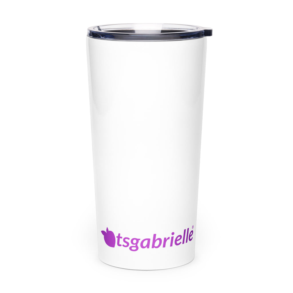 tsgabrielle® • Tapered Tumbler • White • Stainless Steel