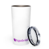 tsgabrielle® • Konischer Becher • Weiß • Edelstahl • 600 ml