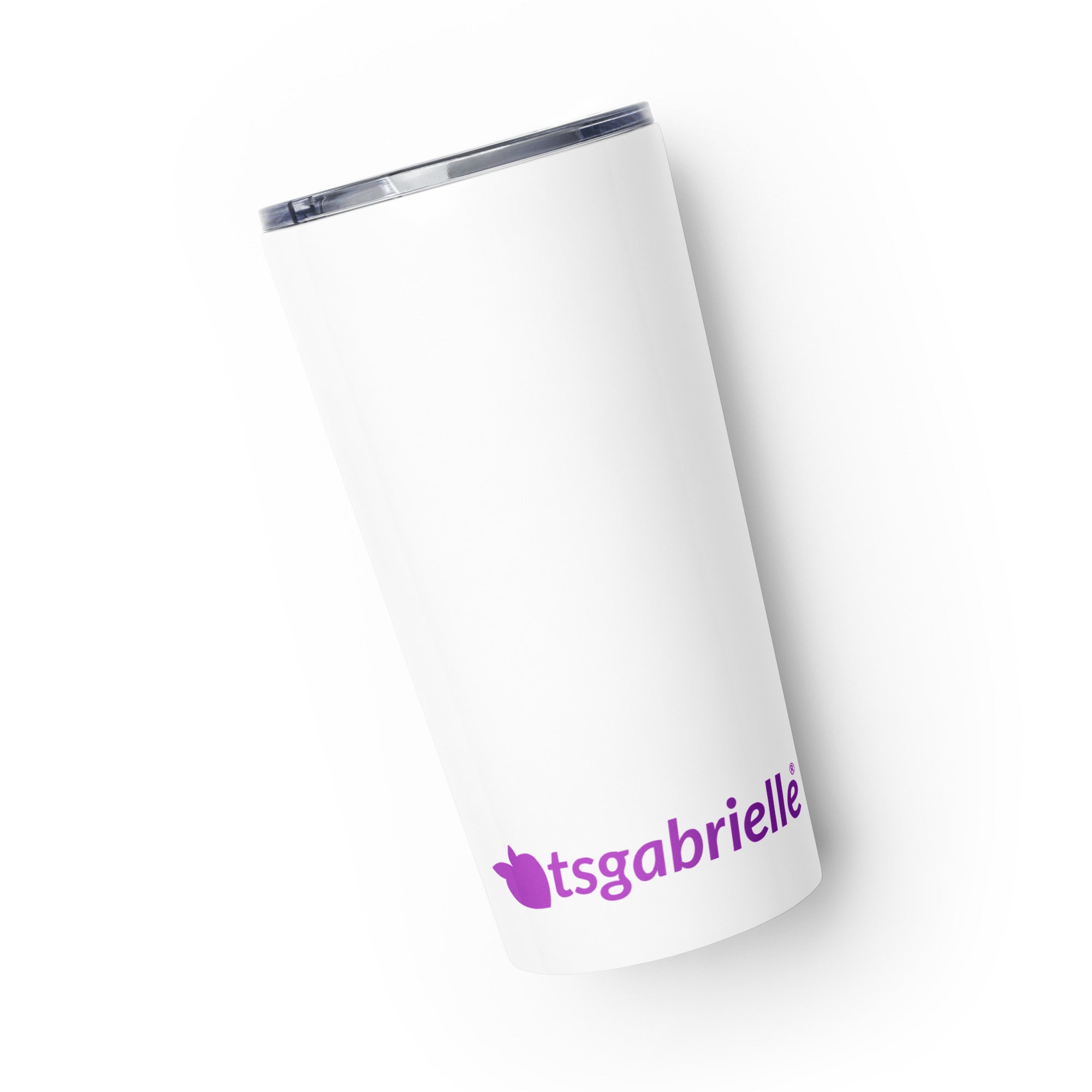 tsgabrielle® • Konischer Becher • Weiß • Edelstahl • 600 ml
