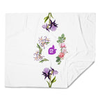 tsgabrielle® • TransFLOWer • Throw Blanket • White • 3 Sizes