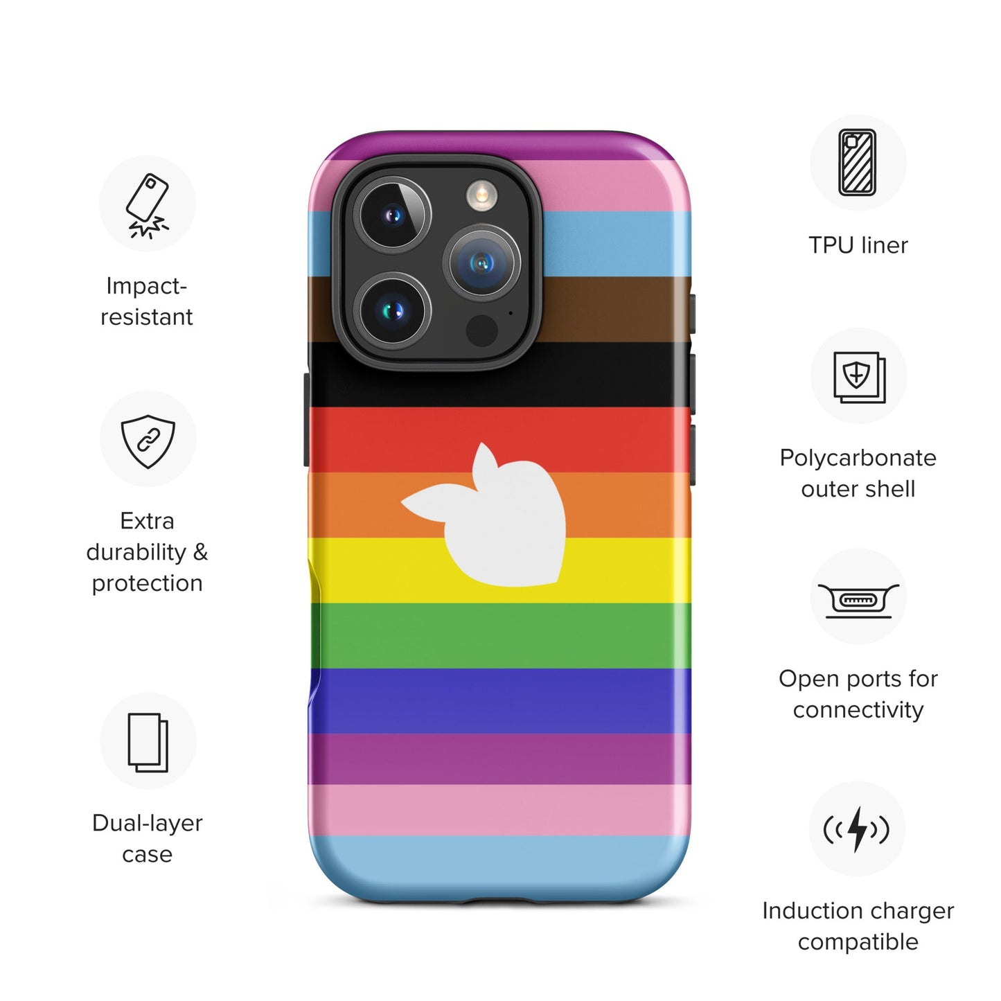 tsgabrielle™ • tsgabrielle™ • Tough Case Compatible with iPhone® (Pride 2024) • Mobile Phone Cases • Tough Case Compatible with iPhone® (Pride 2024) • 6701425_20304 •